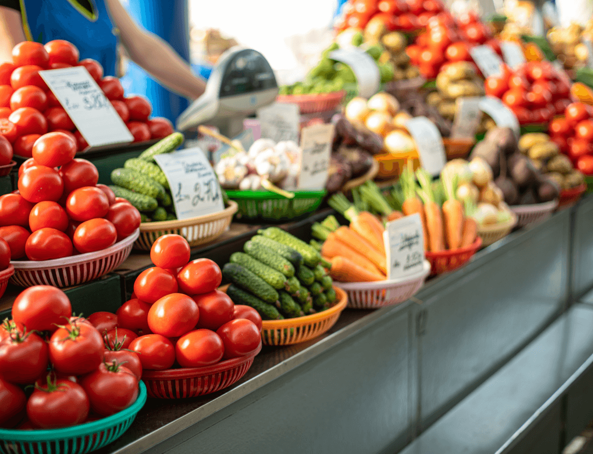 Fruits and vegetables